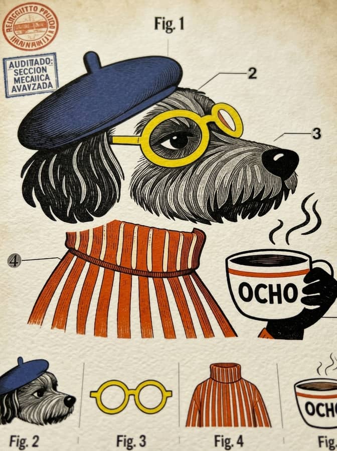 el café a las 8