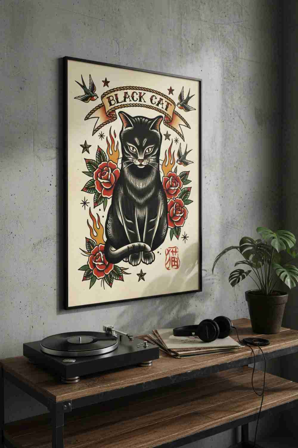 Japanese Black Cat
