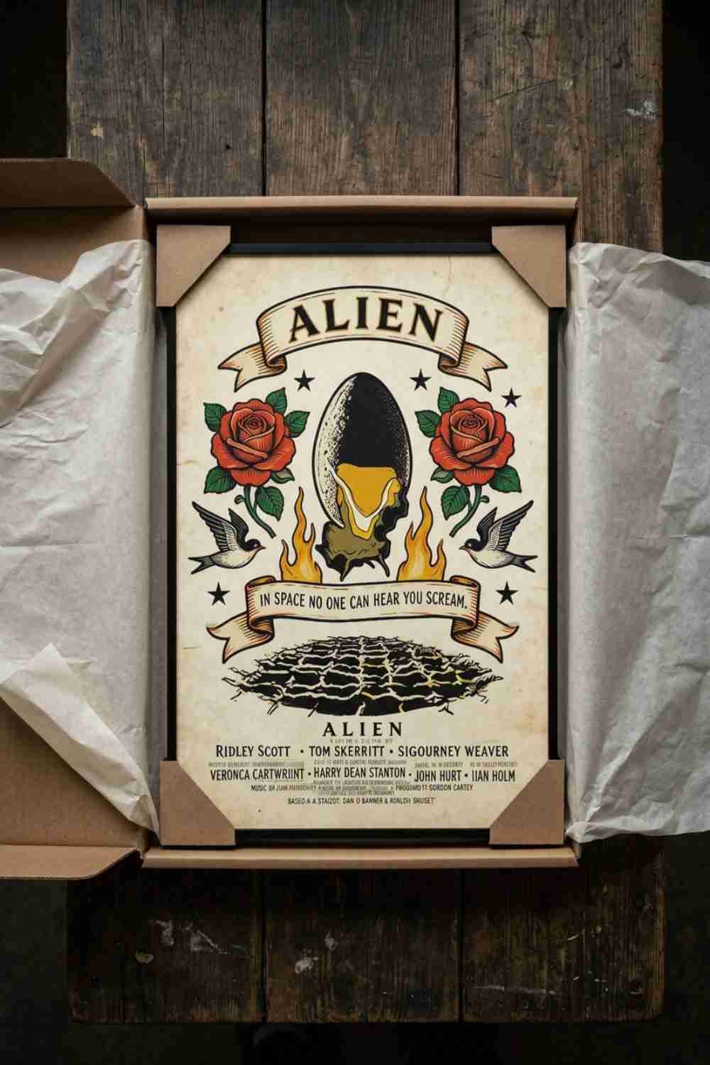 alien in space