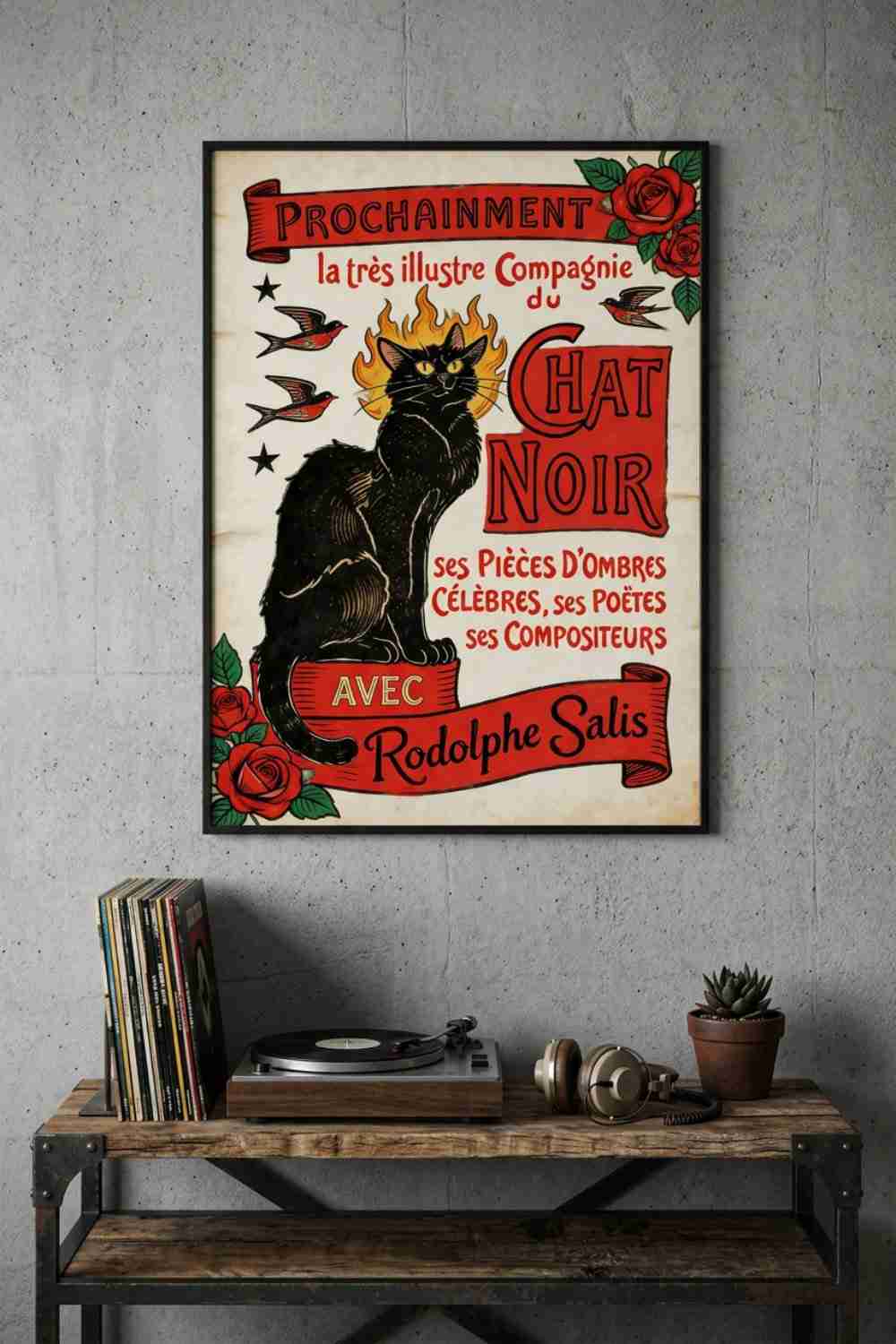 La chat noir, gran formato