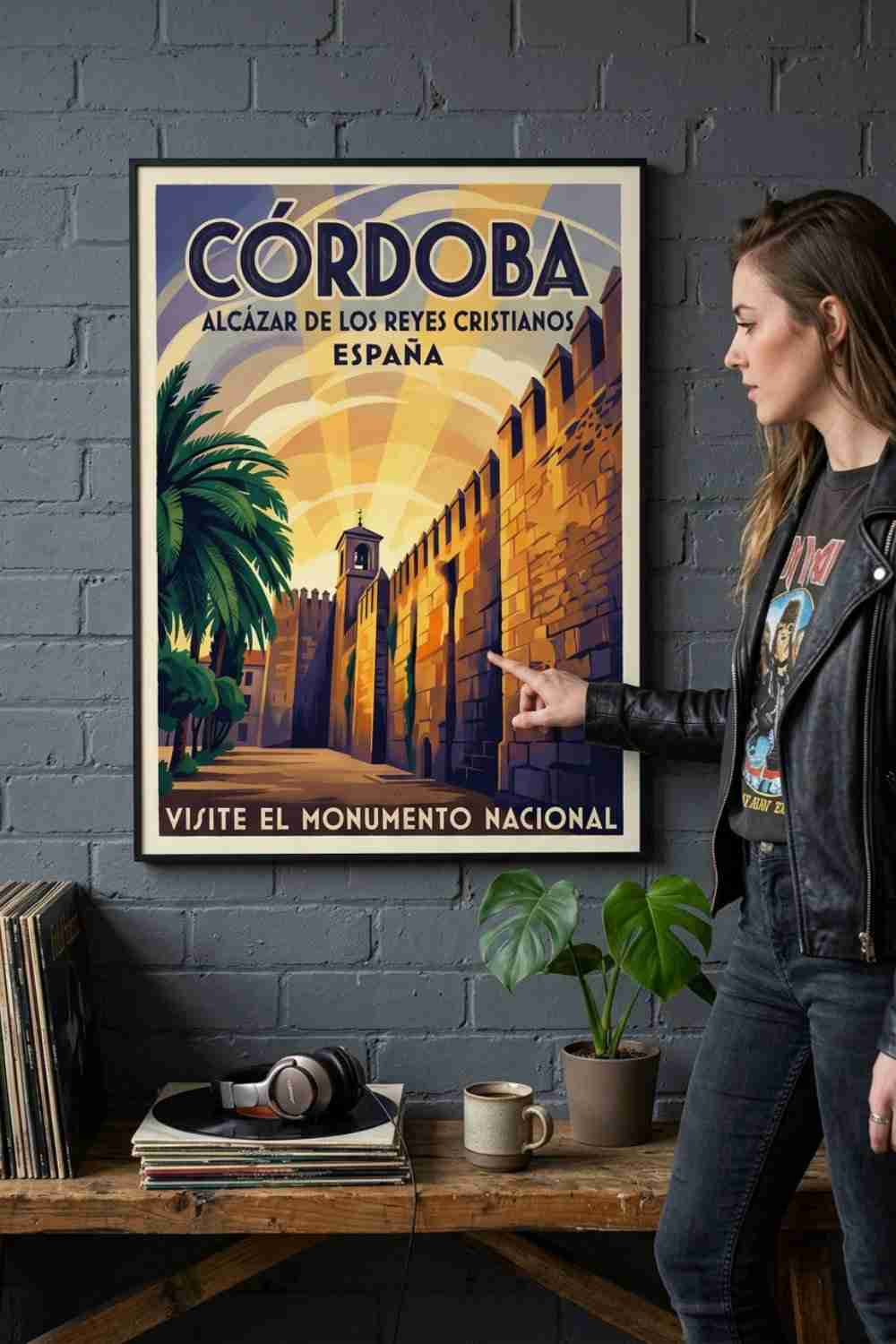 Monumento bajo el sol de Córdoba