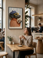 el café a las 8