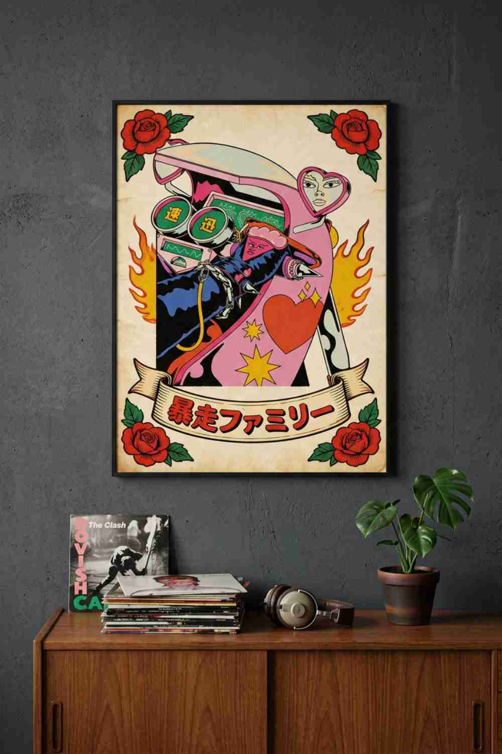 Japan Bosozoku biker