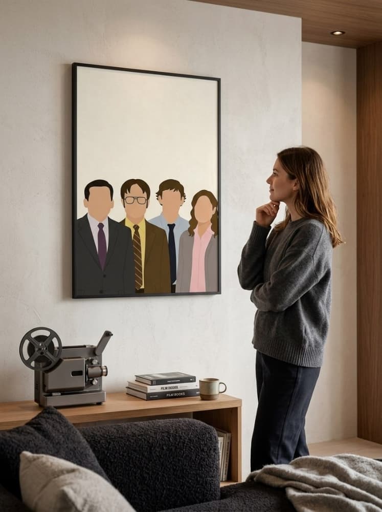 The office siluettes