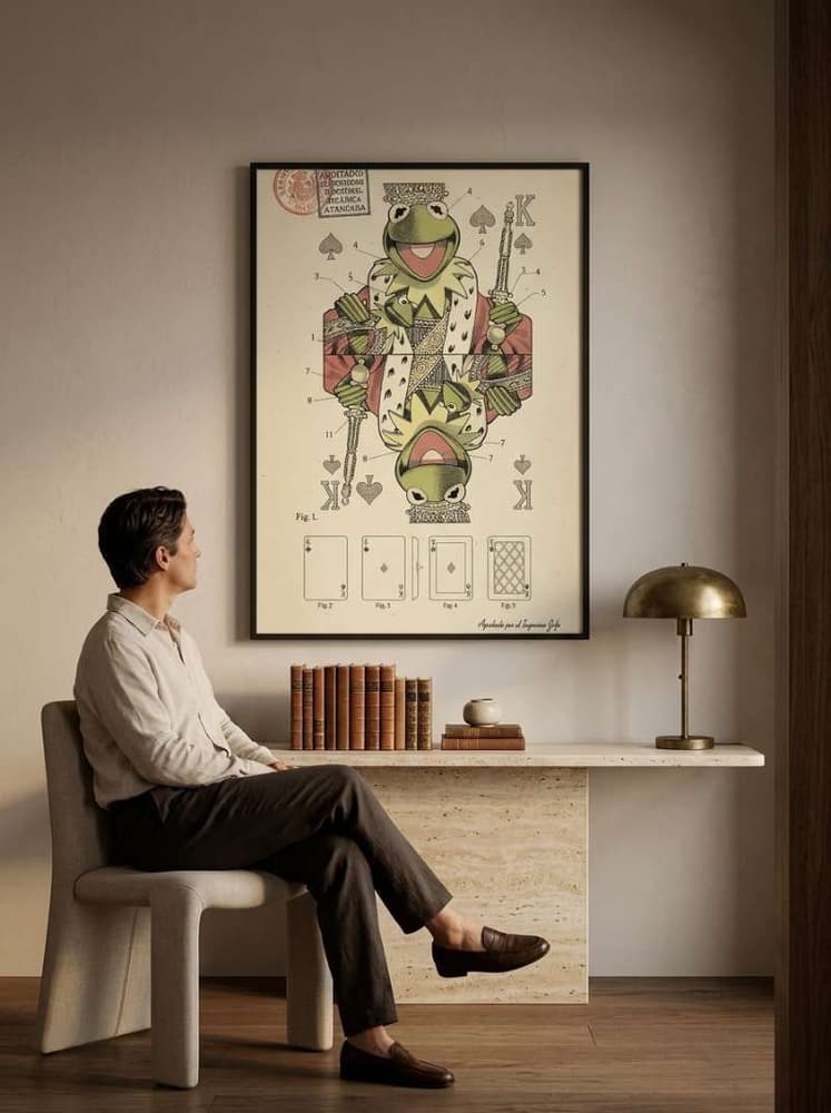 Muppets playing cards