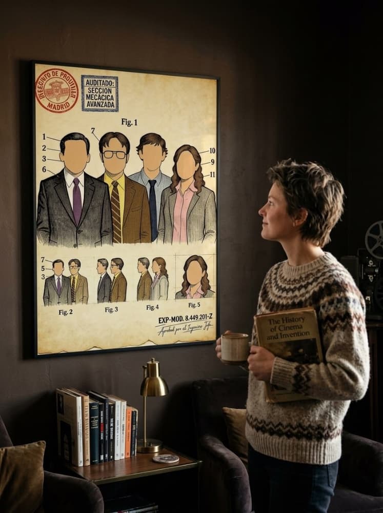 The office siluettes