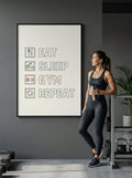 Eat, sleep, gym, Repeat
