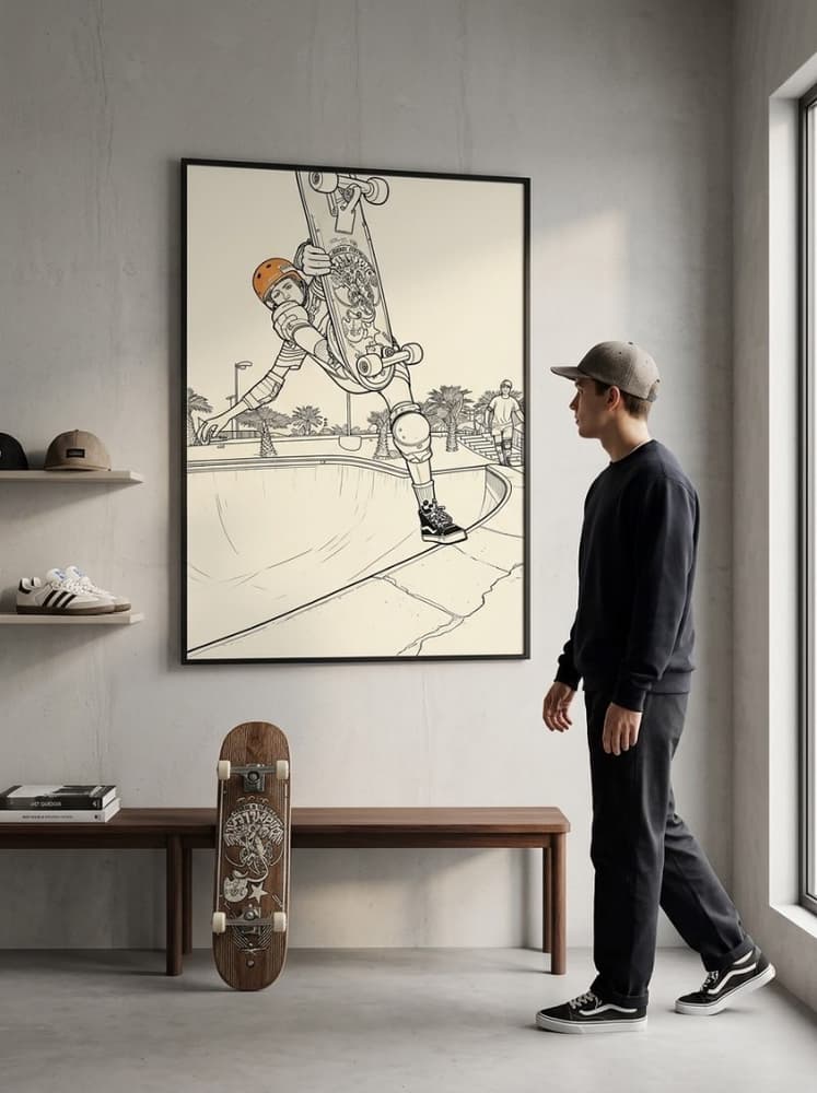 Tony Hawk Del Mar Skate Ranch Footplant Circa 1982 Photograph
