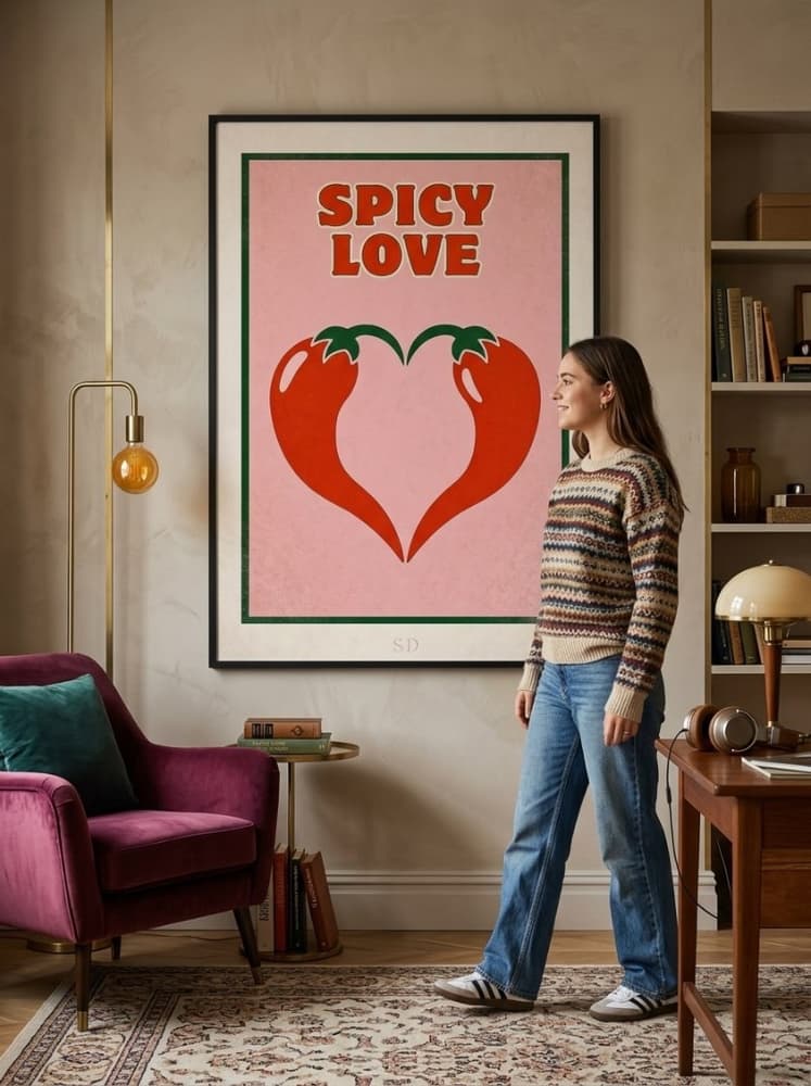 Chili Pepper Spicy Love