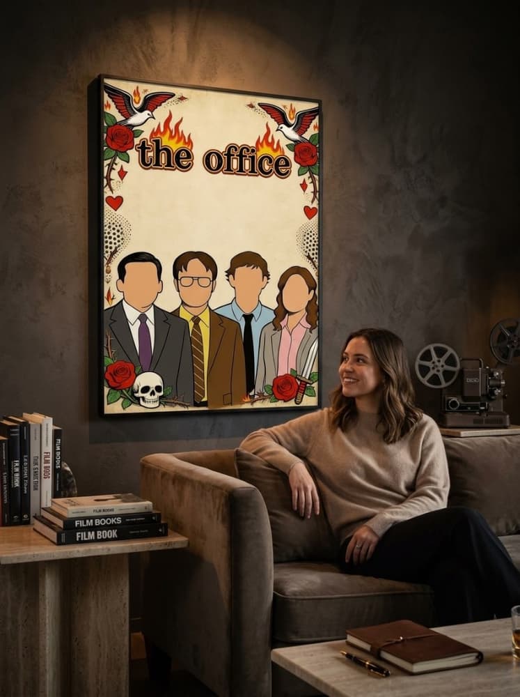 The office siluettes