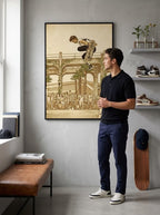 Tommy Guerrero Oceanside Pier Contest Jump Ramp 18x24  Print