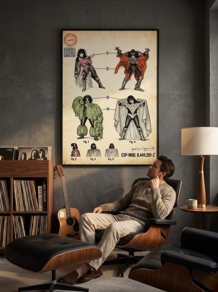 Kiss pop art