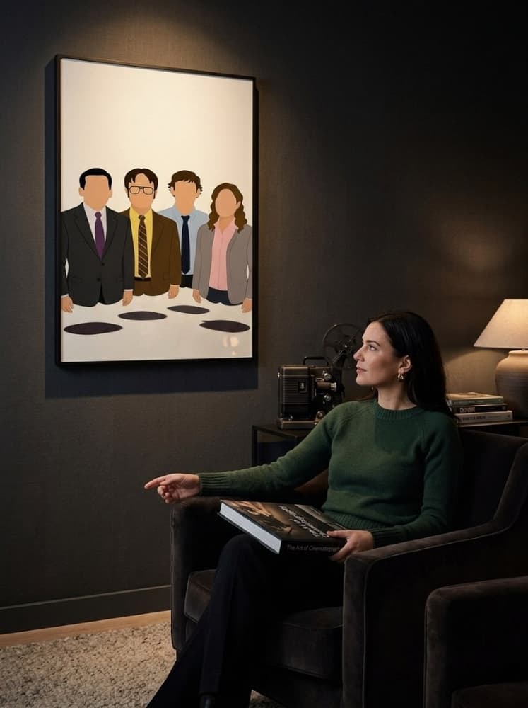 The office siluettes