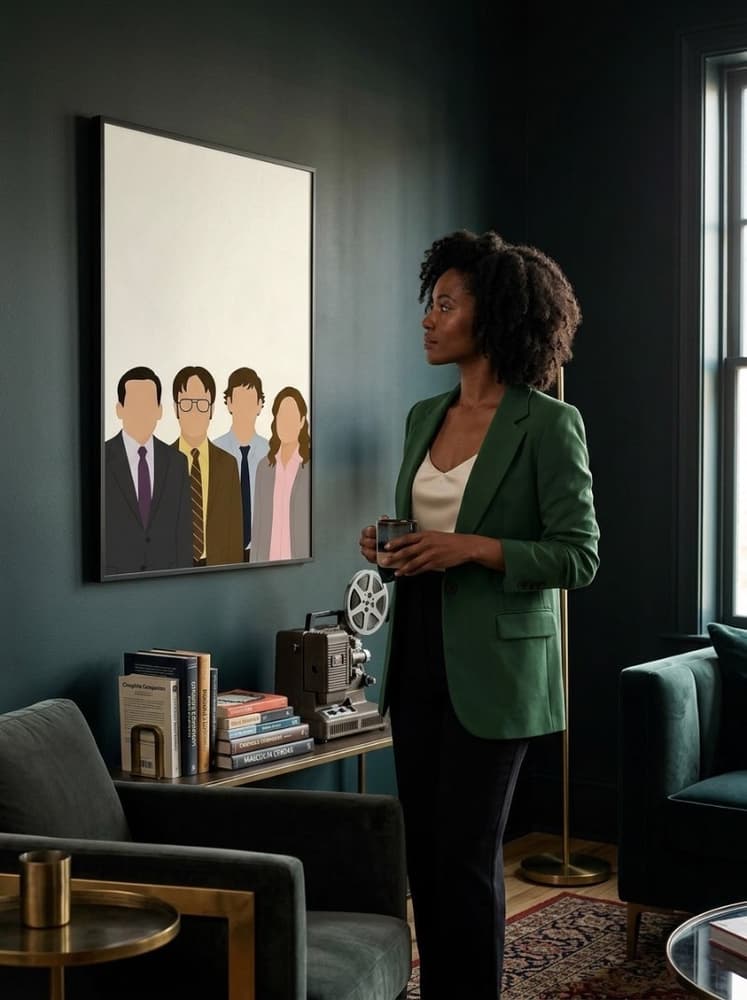 The office siluettes