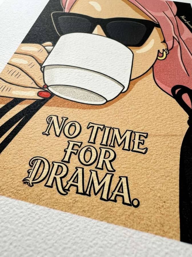No time for drama