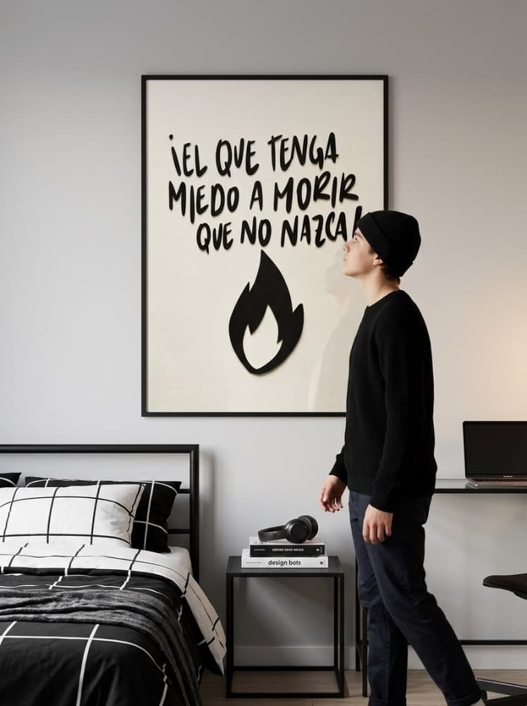 El que tenga miedo a morir....