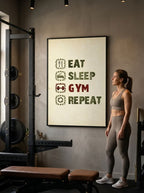 Eat, sleep, gym, Repeat