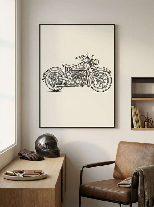 1934 Indian Sport Scout 0