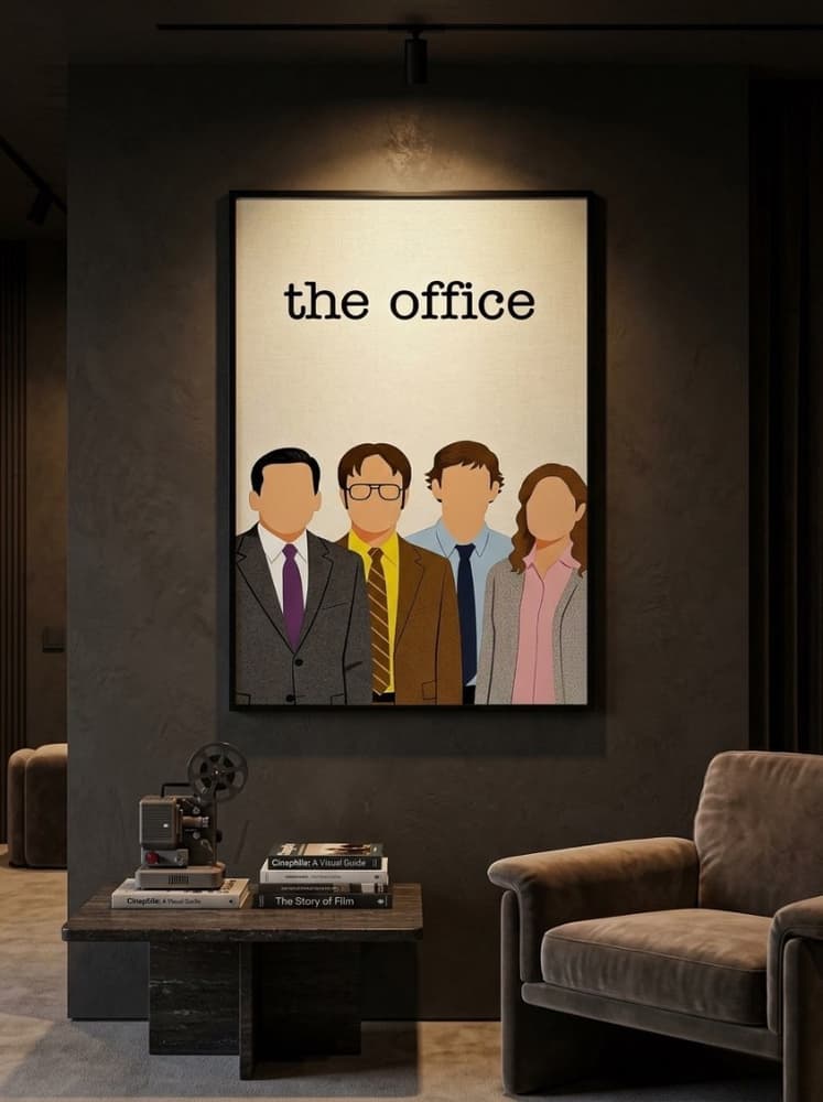 The office siluettes