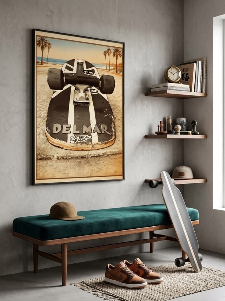 Del Mar Skate Ranch Skateboard 1980s