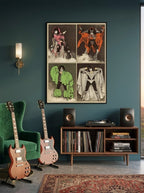 Kiss pop art