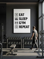 Eat, sleep, gym, Repeat
