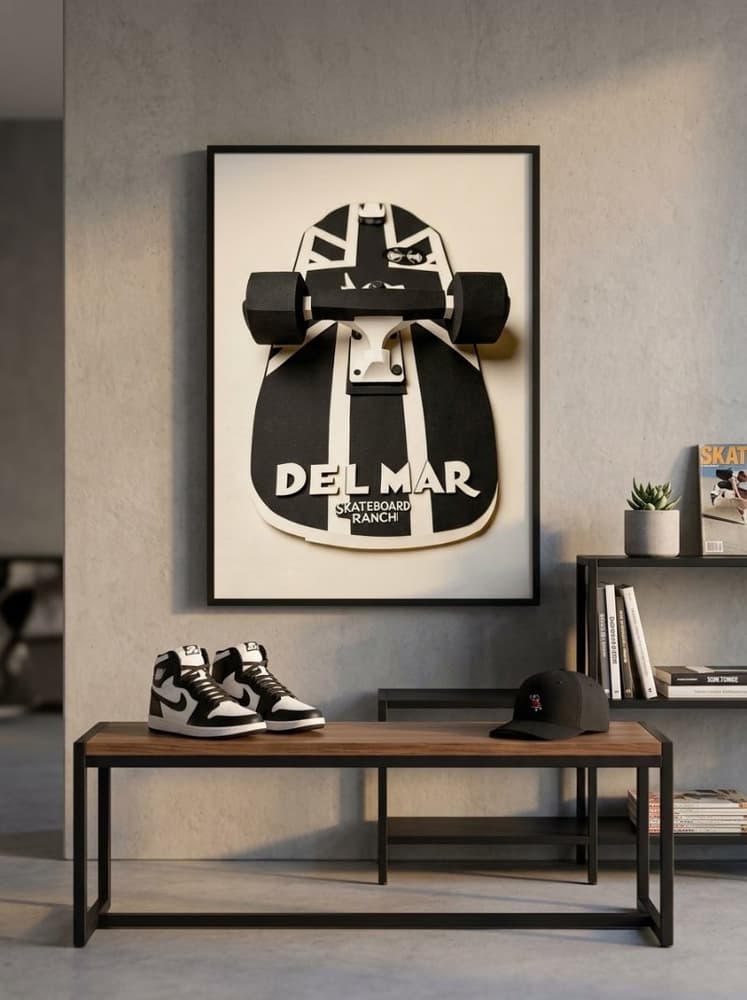 Del Mar Skate Ranch Skateboard 1980s