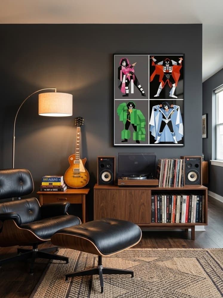 Kiss pop art
