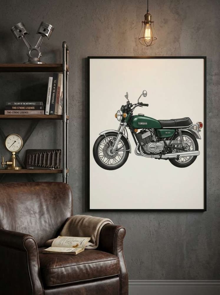 Yamaha RD350 de 1973
