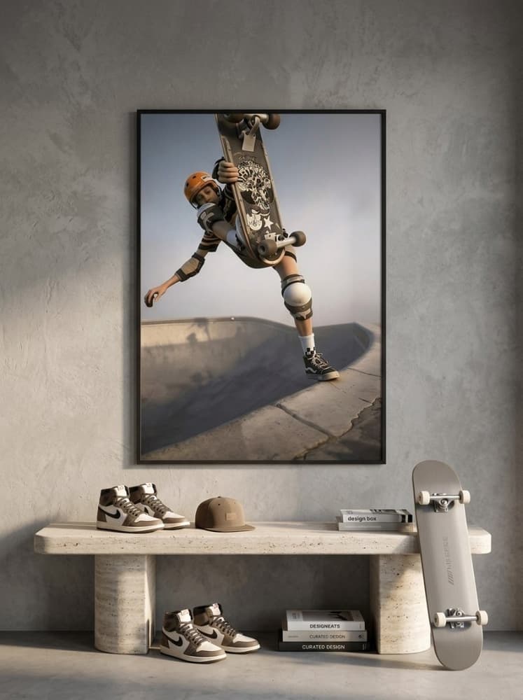Tony Hawk Del Mar Skate Ranch Footplant Circa 1982 Photograph