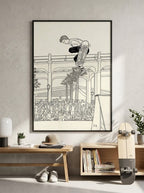 Tommy Guerrero Oceanside Pier Contest Jump Ramp 18x24  Print