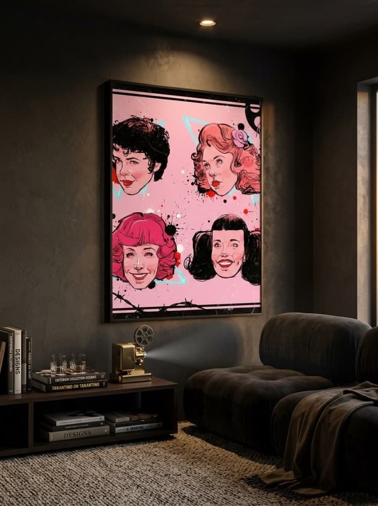 pink faces