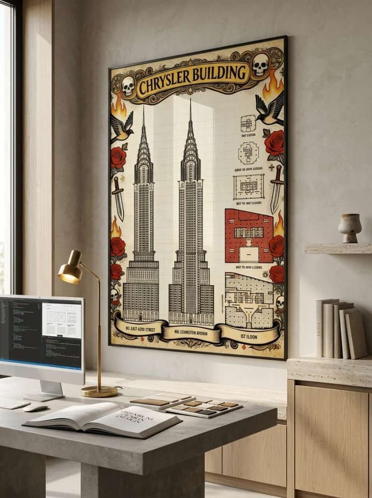 he Chrysler Building, New York, NY