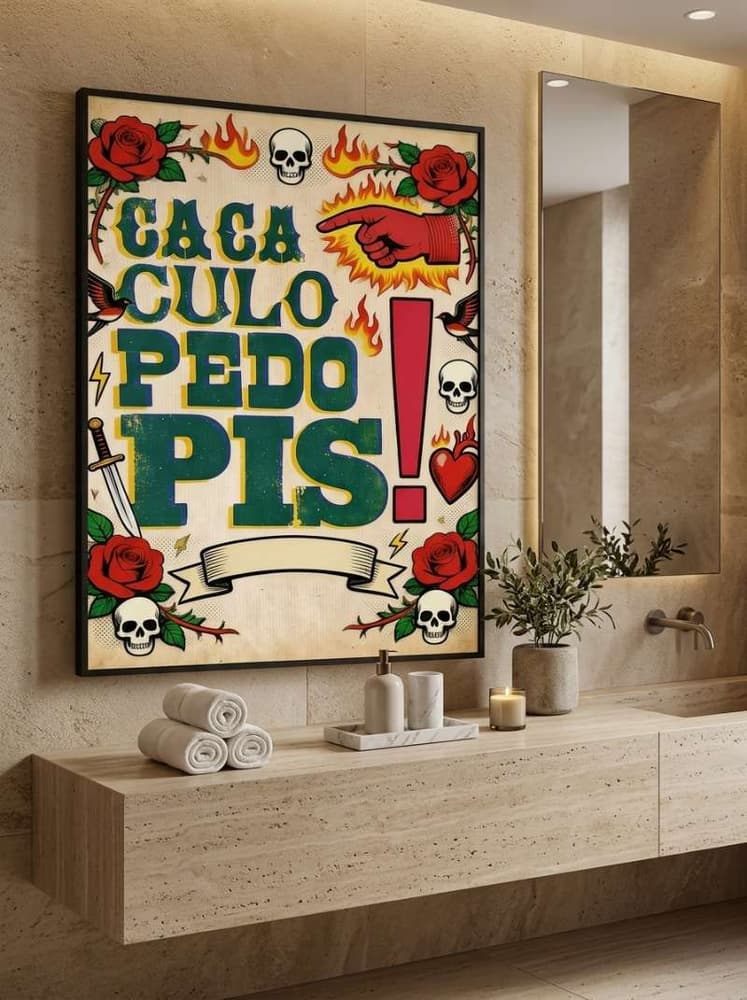Caca culo pedo pis