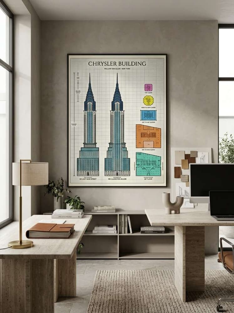 he Chrysler Building, New York, NY