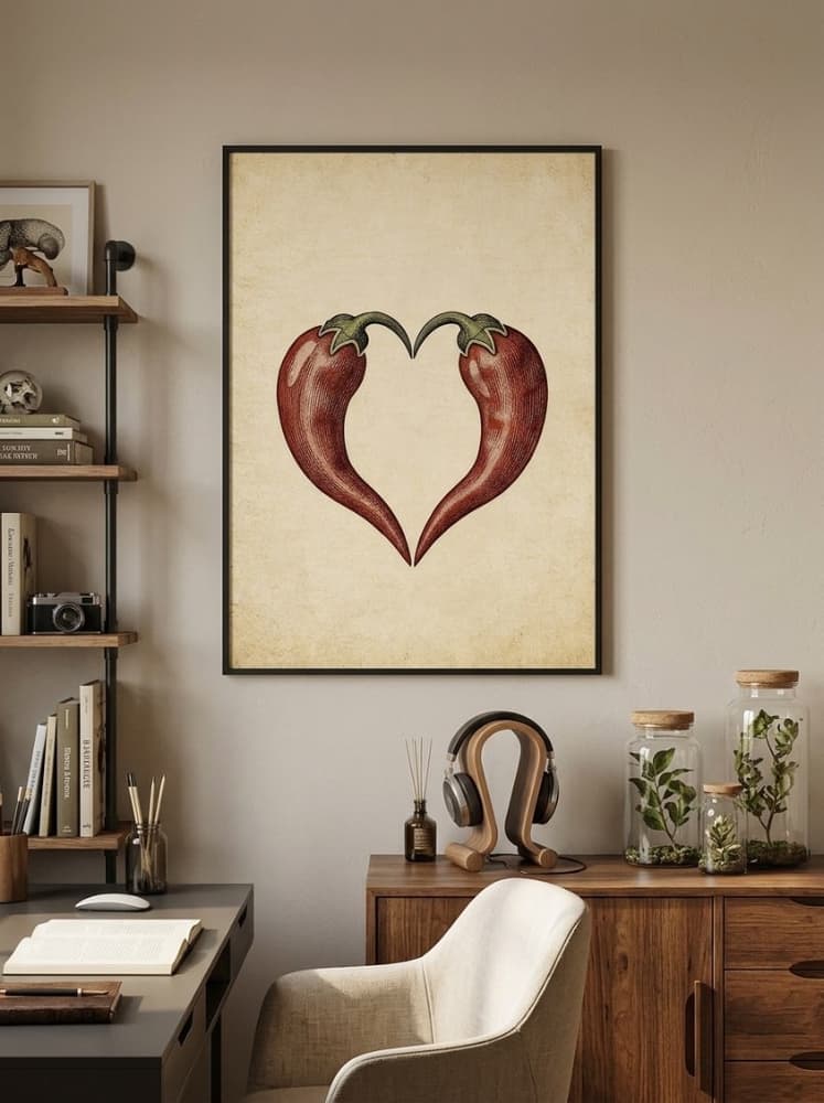 Chili Pepper Spicy Love