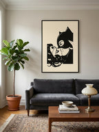 Woman & Cat Kiss