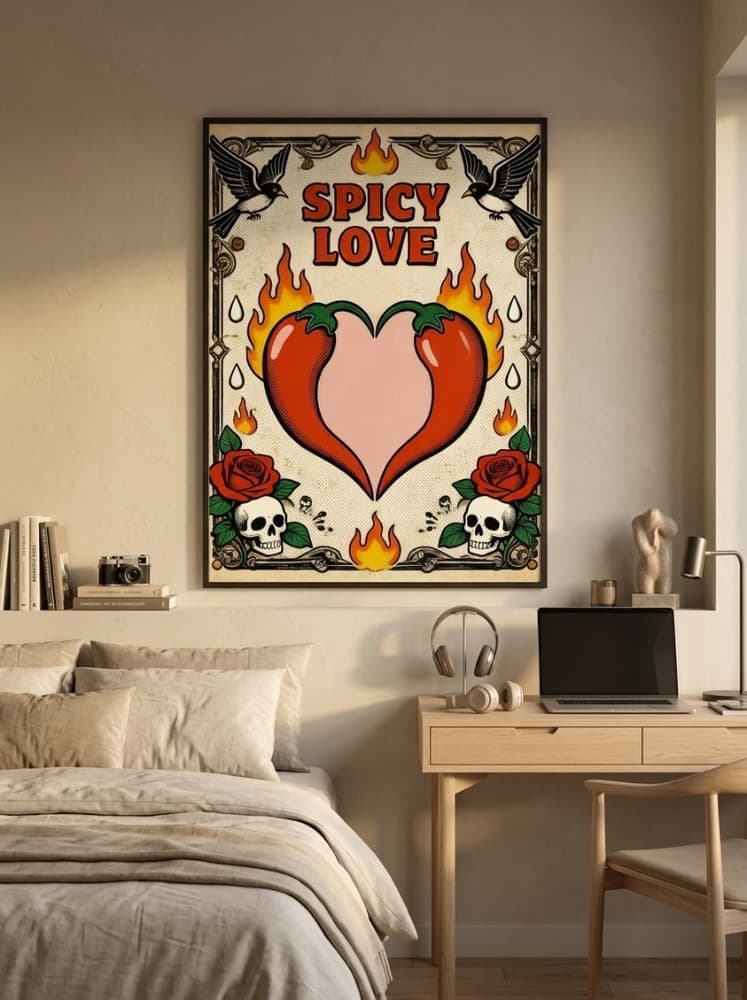 Chili Pepper Spicy Love