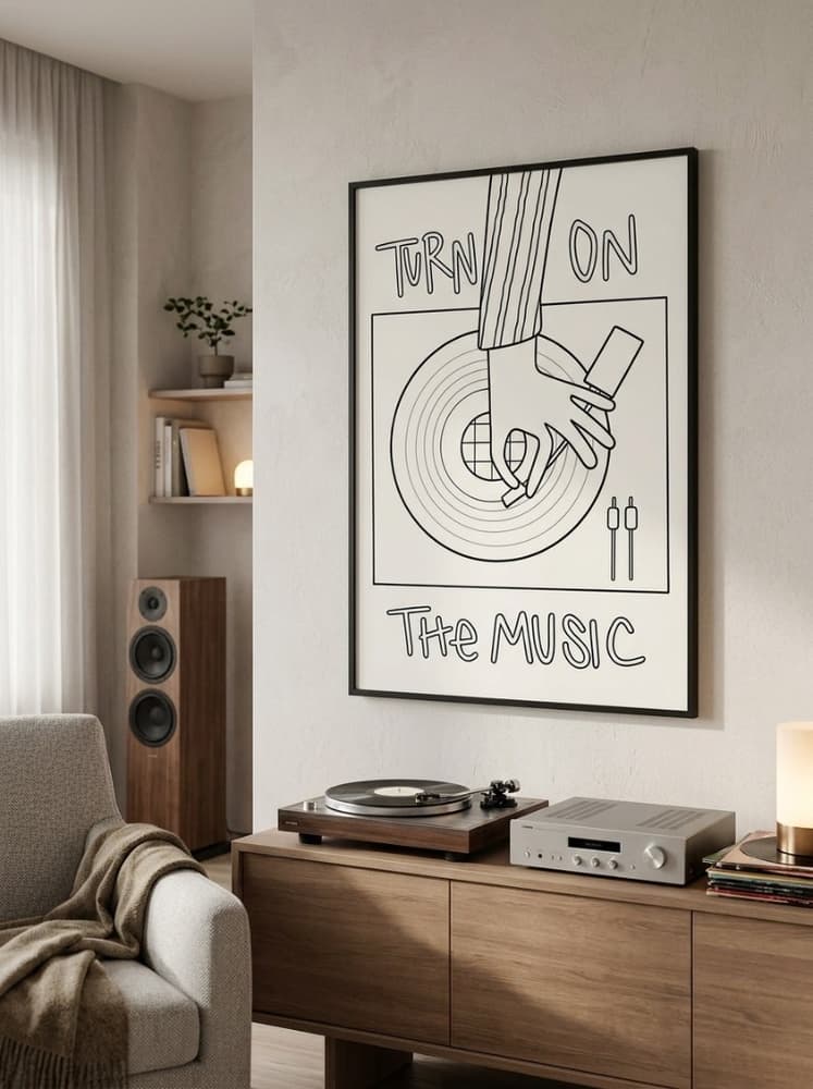 TURN ON THE MUSIC