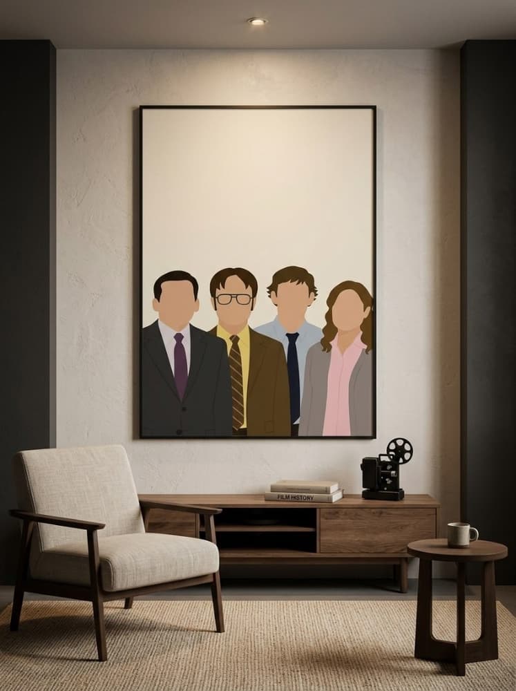 The office siluettes