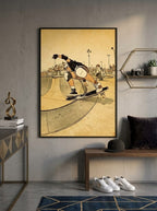 Christian Hosoi BS Layback Board Slide, Upland Pipeline, 1985