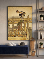 Tommy Guerrero Oceanside Pier Contest Jump Ramp 18x24  Print