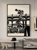 Tommy Guerrero Oceanside Pier Contest Jump Ramp 18x24  Print