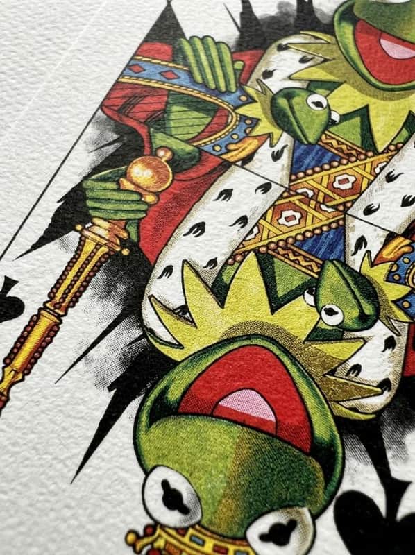 Muppets playing cards