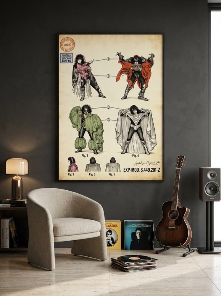 Kiss pop art