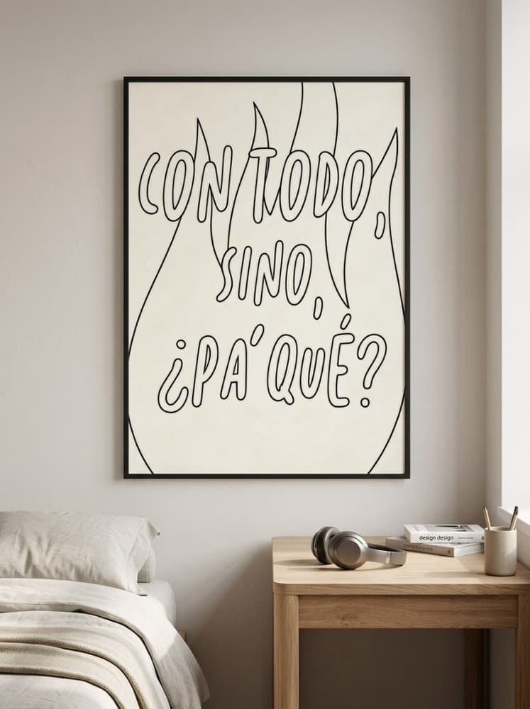 CON TODO, SINO, ¿PÁ QUÉ?