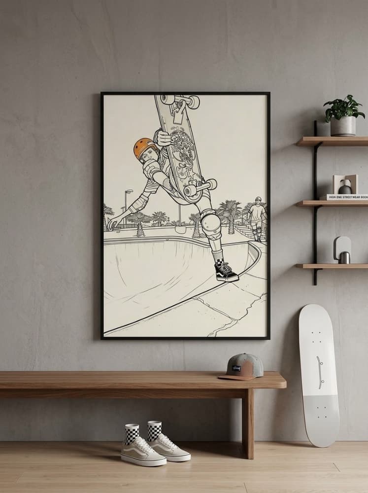 Tony Hawk Del Mar Skate Ranch Footplant Circa 1982 Photograph