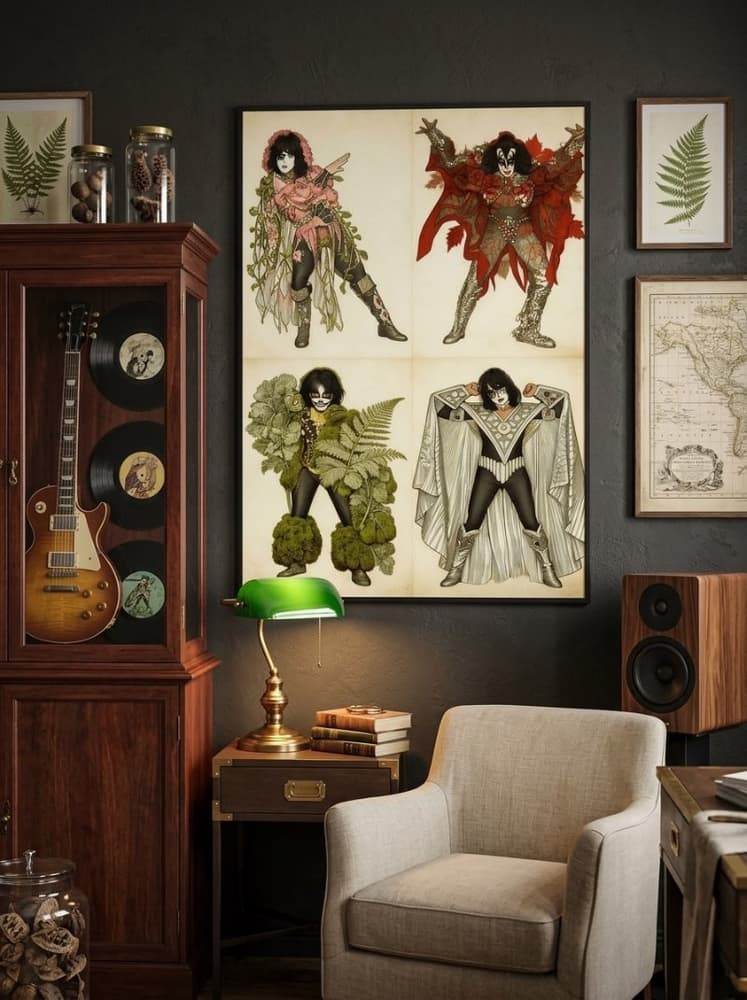Kiss pop art