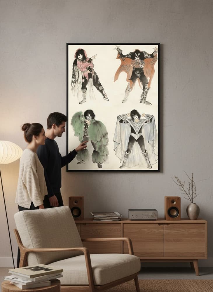 Kiss pop art