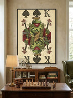Muppets playing cards
